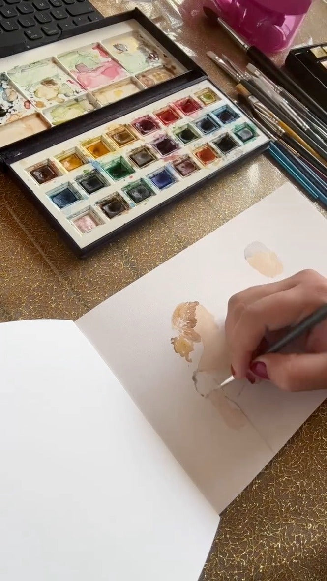 Aquarelle & Reliure artisanale