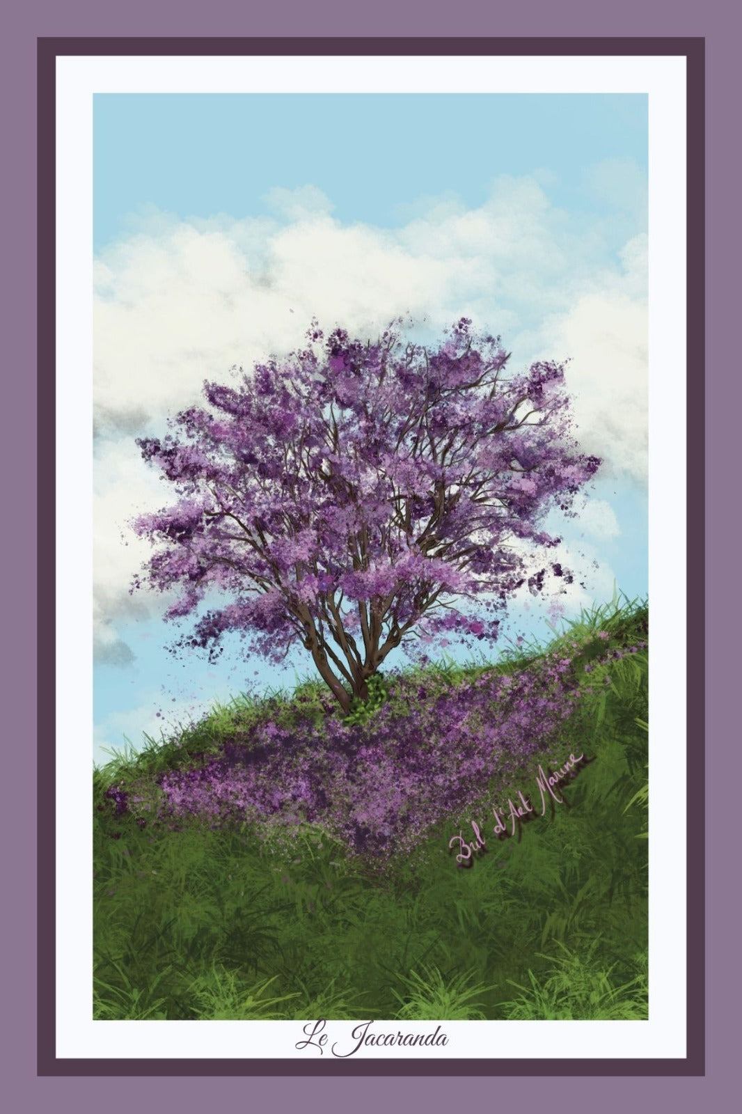 Carte Postale – Le Jacaranda