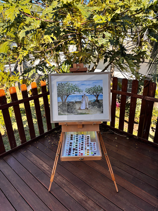 Live Painting des Mariés